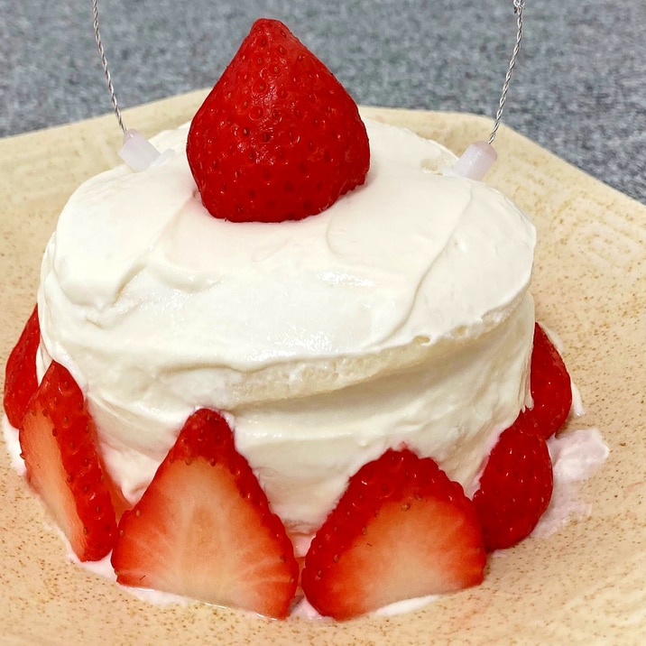 1歳!苺のスマッシュケーキ!